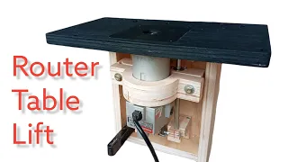 Router table lift diy || DIY Woodworking