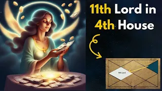 11TH LORD of Income & Profit in 4TH HOUSE of a Birth Chart in Vedic Astrology | Soma Vedic Astrology