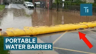 Portable Barrier Can Protect Houses From Flooding