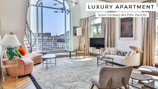 Luxury Paris Duplex Apartment for Rent  | St Germain des Prés 6th District Rue de l'Abbaye | 18023