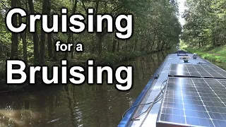 188. Hitting another narrowboat on my way up the Trent & Mersey canal