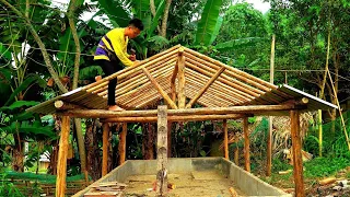 FULL VIDEO: 75 Days  Do It Yourself - Wooden Cabin - Bamboo House | From start to finish