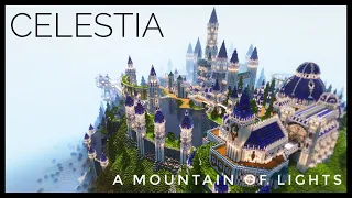 Celestia - A Mountain of Lights | Minecraft Timelapse | [FREE DOWNLOAD]