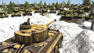 Can 1 TIGER TANK Destroy 1,000 SOVIET TANKS!? - Call to Arms: Gates of Hell Battle Simulator