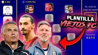 Creamos & Jugamos con la PLANTILLA MÁS VIEJA *Jovenes Promesas FC* 🥵⚽ | EFOOTBALL 2023 Mobile