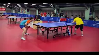 Chinese retired ping-pong pros: Liu Jialiang VS Zhu Yi