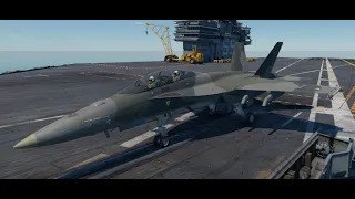 FA-18 Carrier Landing (War Thunder)