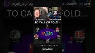 Reading MaximusBlack in the $1000 cash game? | Pokerstaples YouTube Shorts