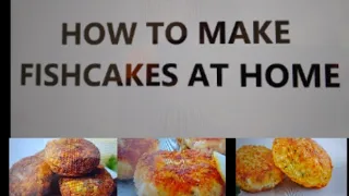 FISHCAKES RECIPE