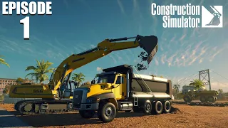 CONSTRUCTION SIMULATOR (2022) PS5 - Episode 1: LET'S GET STARTED