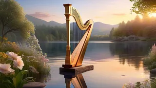 50 Relaxing Harp instrumentals 🎶 Heavenly Background Music