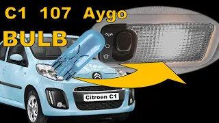 Citroen C1 Interior Light Bulb Replacement & Awesome LED Conversion