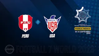F7 WORLD CHAMPIONSHIP 2023 - MEN  - PERU X USA