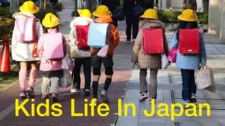 Why do children in Japan walk to school?
