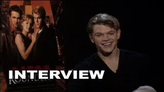 Rounders: Matt Damon Interview | ScreenSlam