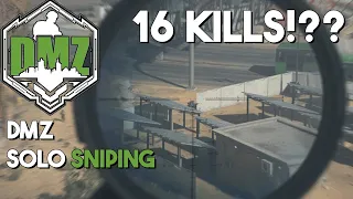 DMZ Solo Sniper Squad Hunting (13 kills)
