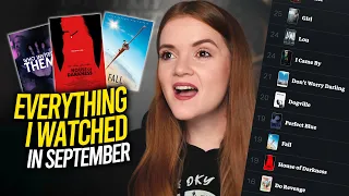 EVERYTHING I WATCHED IN SEPTEMBER | Monthly Letterboxd Wrap Up | Spookyastronauts