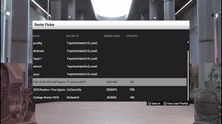 NBA 2K19 How to put a draft class into MyLeague