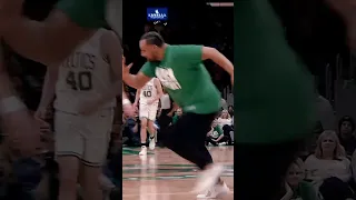 The Celtics bench REACTION to the BALL BOY SPRINTING!🤣 #shorts