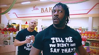 Stone Cold & Booker T Supermarket Brawl! What?