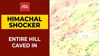 Monsoon Fury: Shocking Visual Shows Entire Hill Caved In Sirmaur, Himachal Pradesh