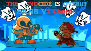 FNF: Uproar But Sans VS Chara - THE GENOCIDE IS OVER!!!! (Uproar But Sans And Chara Sings It) Cover