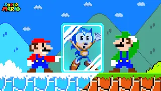 Super Mario Bros. When everything Mario touches turns to ICE? | Game Animation