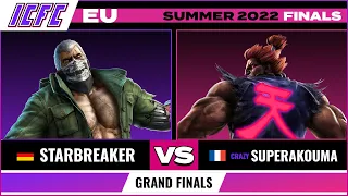 SuperAkouma (Akuma) vs. Starbreaker (Bryan) Grand Finals - ICFC EU Tekken 7 Summer 2022 Finals