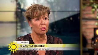 Känslosamt när Christina berättar om demensbeskedet – ”Ångrar att jag gjorde testet” - Nyhetsmorgon