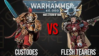 Custodes Vs Flesh Tearers - Maelstrom of War is BACK! - Warhammer 40k 10th Edition