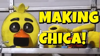 Making FNAF 1 Chica! (For a Short Film!!!)