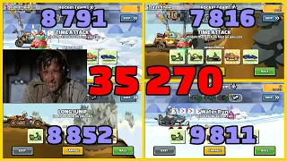 Hill Climb Racing 2 - ➡ 35 270 Tutorial ⬅ (Rocket Team)