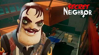 The Butcher Tried His Best To Catch Us All! | Secret Neighbor (1080p60 - HD)