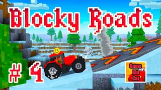 Blocky Roads ПРОХОЖДЕНИЕ ИГРЫ!ИГРА КАК МАЙНКРАФТ! ПИКСЕЛЬНЫЕ МАШИНЫ!  # 4