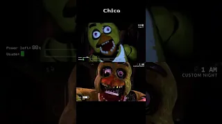 Five Nights at Freddy's VS Five Nights at Freddy's Plus. All Jumpscares #fnaf #fnafplus #jumpscares