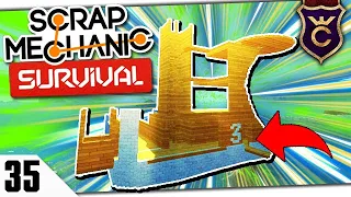 НОВАЯ БАЗА И НОВЫЕ ЛЮДИ #35 Scrap Mechanic Survival