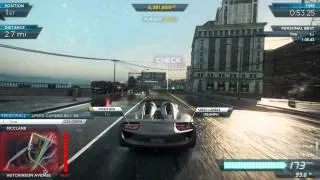 NFS Most Wanted 2012: Fully Modded Pro Porsche 918 Spyder | Most Wanted List #2 Pagani Huayra