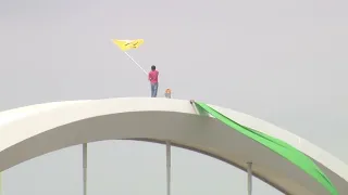 Demonstrator Climbs Douglass Bridge to Protest SCOTUS Abortion Decision | NBC4 Washington