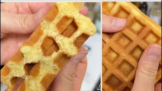 few people who know the secret of ultra soft and crispy waffles