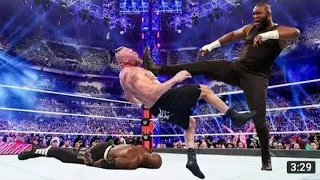 Brock Lesnar vs Omos WWE 2022 Nigerian Giant Omos vs The Beast Brock Lesnar Who is more Strong #ww1