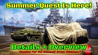 Summer Quest Event Is Coming To War Thunder! Details + Overview (New Gambling Mechanics)