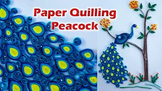 DIY Crafts | Paper Quilling: Home decor ideas | Peacock wall hanging