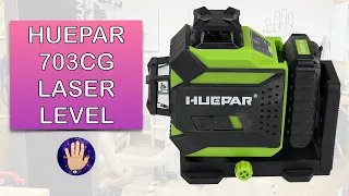 Huepar 703CG Laser Level. Demonstration and Review👍