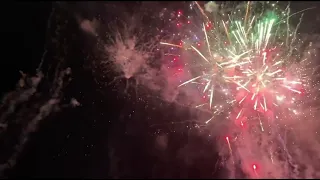 Fireworks show.