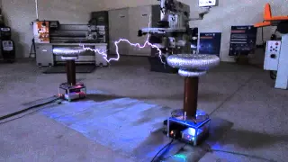 Super Mario Bros Theme on Musical Tesla Coils (Bobinas de Tesla)