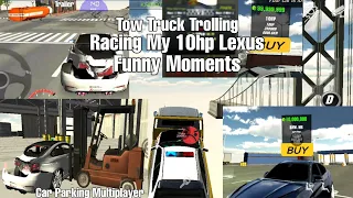 10HP Cars!! + Trolling With Tow Trucks | Car Parking Multiplayer Funny Moments - Olzhass Games