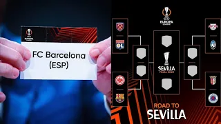 UEFA Europa League Quarter Finals Draw Result | Fixtures | UEL 2022 Quarter Finals Draw | Semi Final