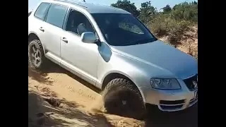 Touareg over sand dune