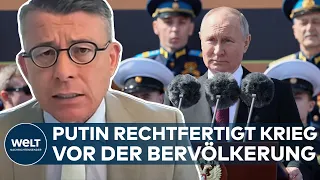 PUTINS REDE: "Will Bevölkerung deutlich machen, dass die Existenz des Staates auf dem Spiel stehe"