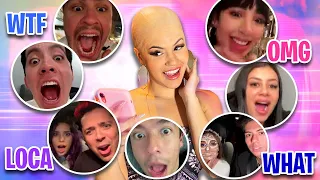 ¡ME QUEDÉ CALVA! YOUTUBERS Reacción a mi CAMBIO de LOOK